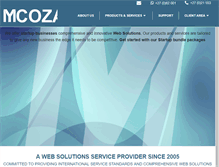 Tablet Screenshot of mycoza.com